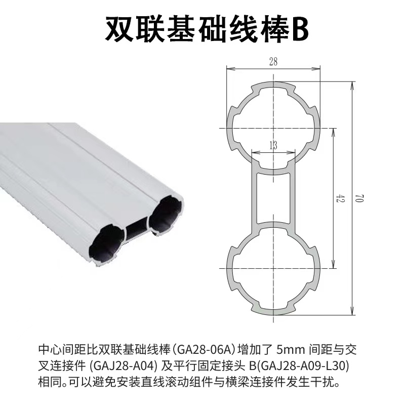 第三代精益管-双联基础线棒B